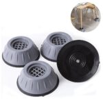 Pack of 4 – Washing Machine Feet Round Pads | Anti-Vibration & Noise Reduction