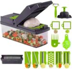 16 In1 Mandoline Slicer Veggie Food Chopper Vegetable Cutter Tomato Carrot Grater Cheese French Onion Shredders Kitchen Tool