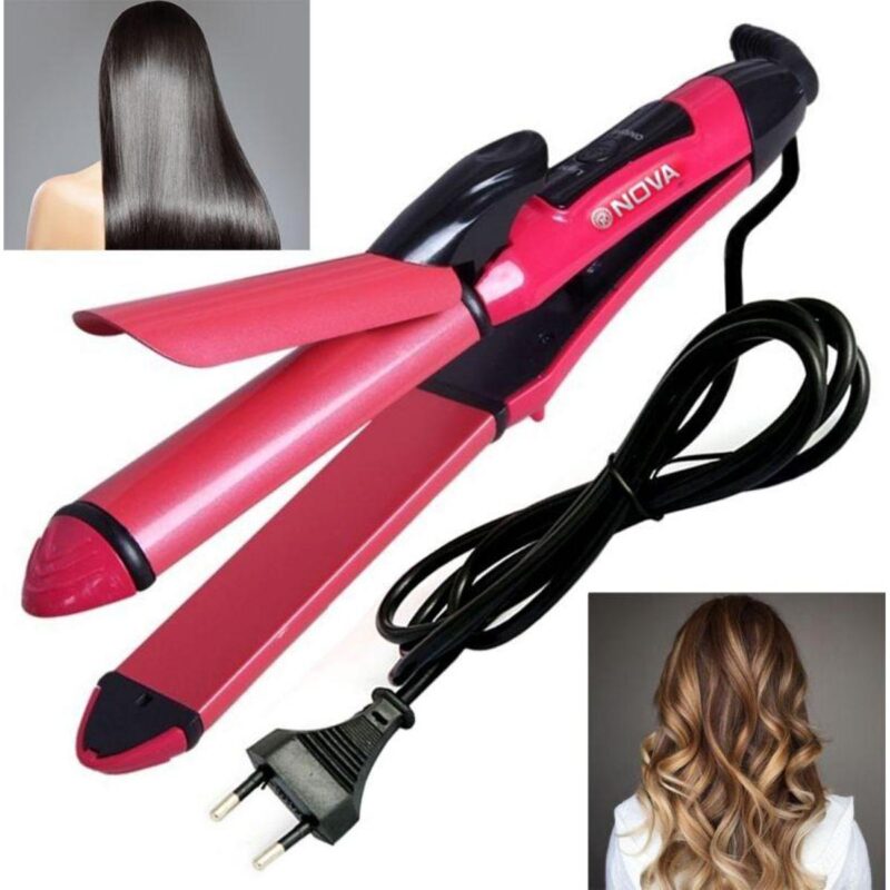 2-in-1 Nova Hair Straightener And Curler – Dual-use Styling Tool With Quick Heat-up Technology, Portable, Lightweight, Ideal For Home Or Travel Use - Image 3