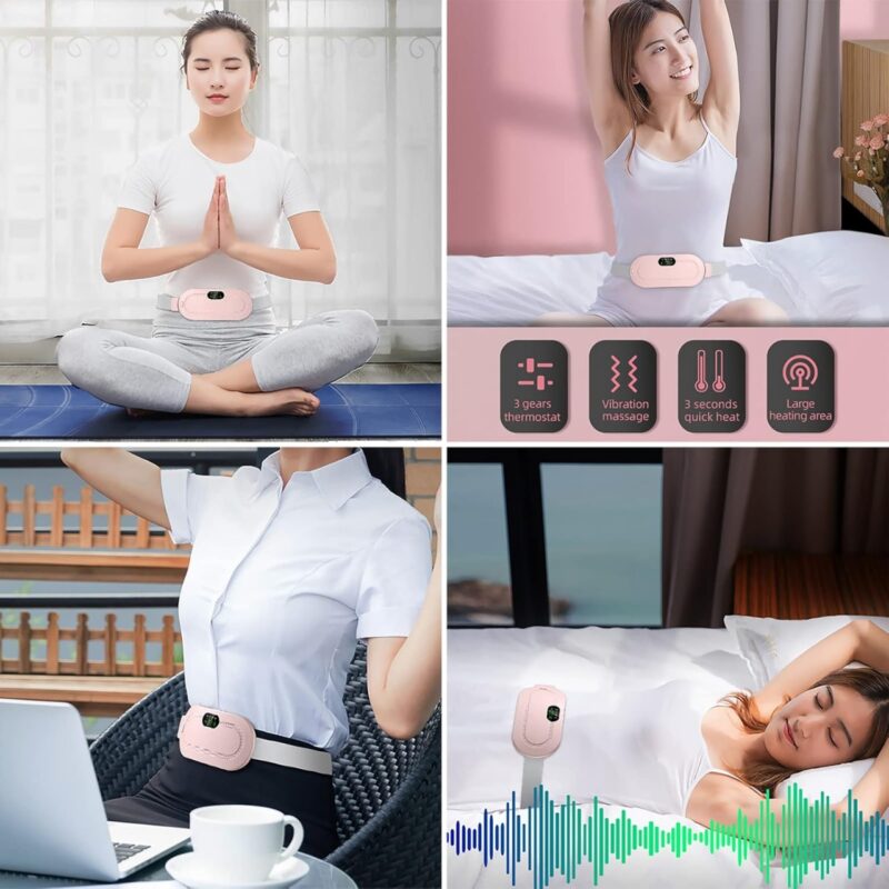 Digital Period Pad Heating And Vibrating For Women’s Care  3 Heat Levels - Image 6