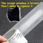 (Buy One Get One Free) Mesh Roll Tape Window Screen Repair Patch | Keep Mosquitoes Out With Our Anti-insect, Self-adhesive Mesh Patch Tape – 2 Meter