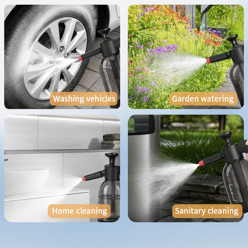 Hand Pump Foam Car Wash Sprayer Bottle - Image 4