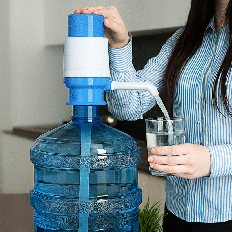 Manual Hand Press Pump Water Dispenser For  Drinking Water