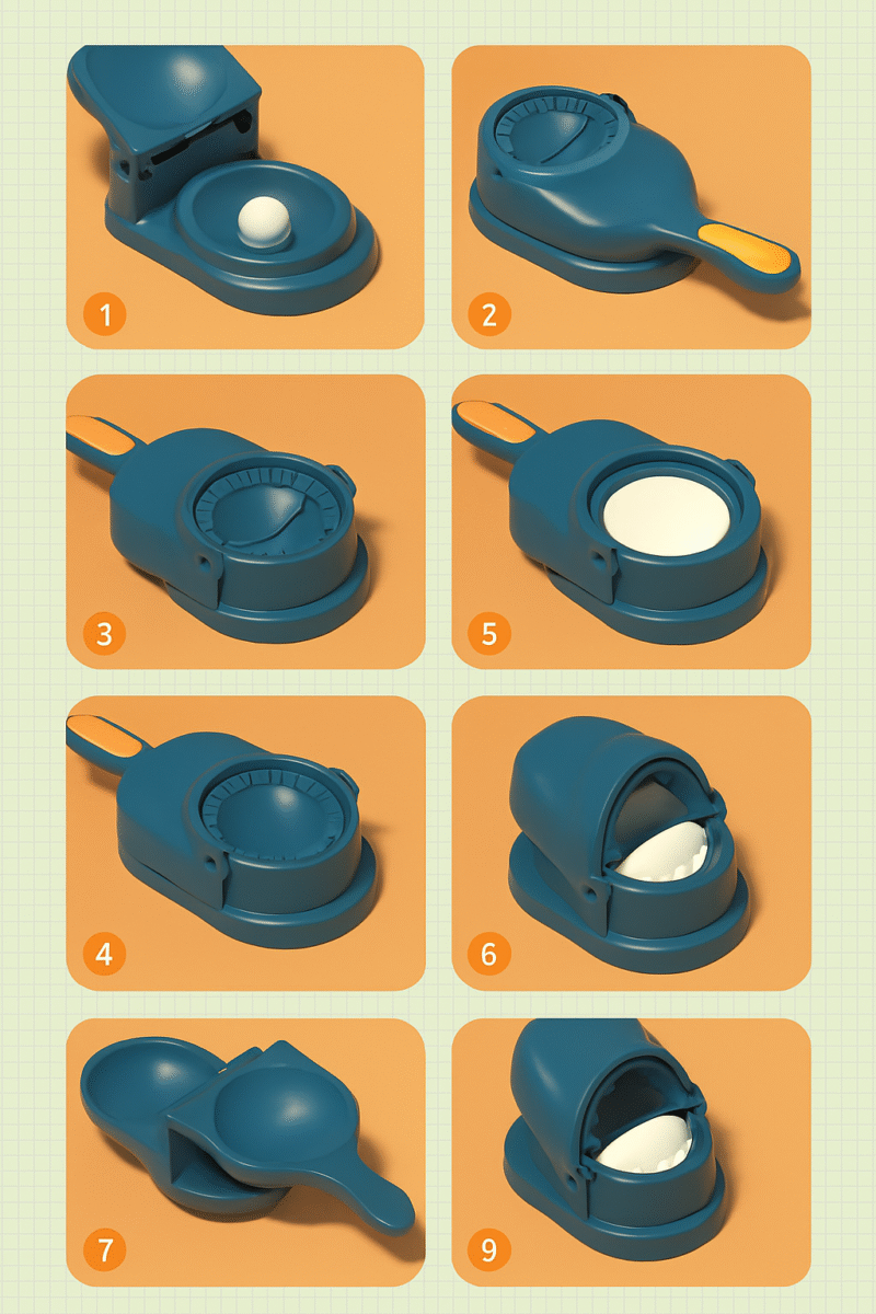 2 In 1 Dumpling Maker | Best Samosa Maker Without Box - Image 5