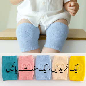 ( BUY 1 PAIR GET 1 FREE ) – Soft & Protective Baby Knee Pads – Cushioned Support For Crawling Babies