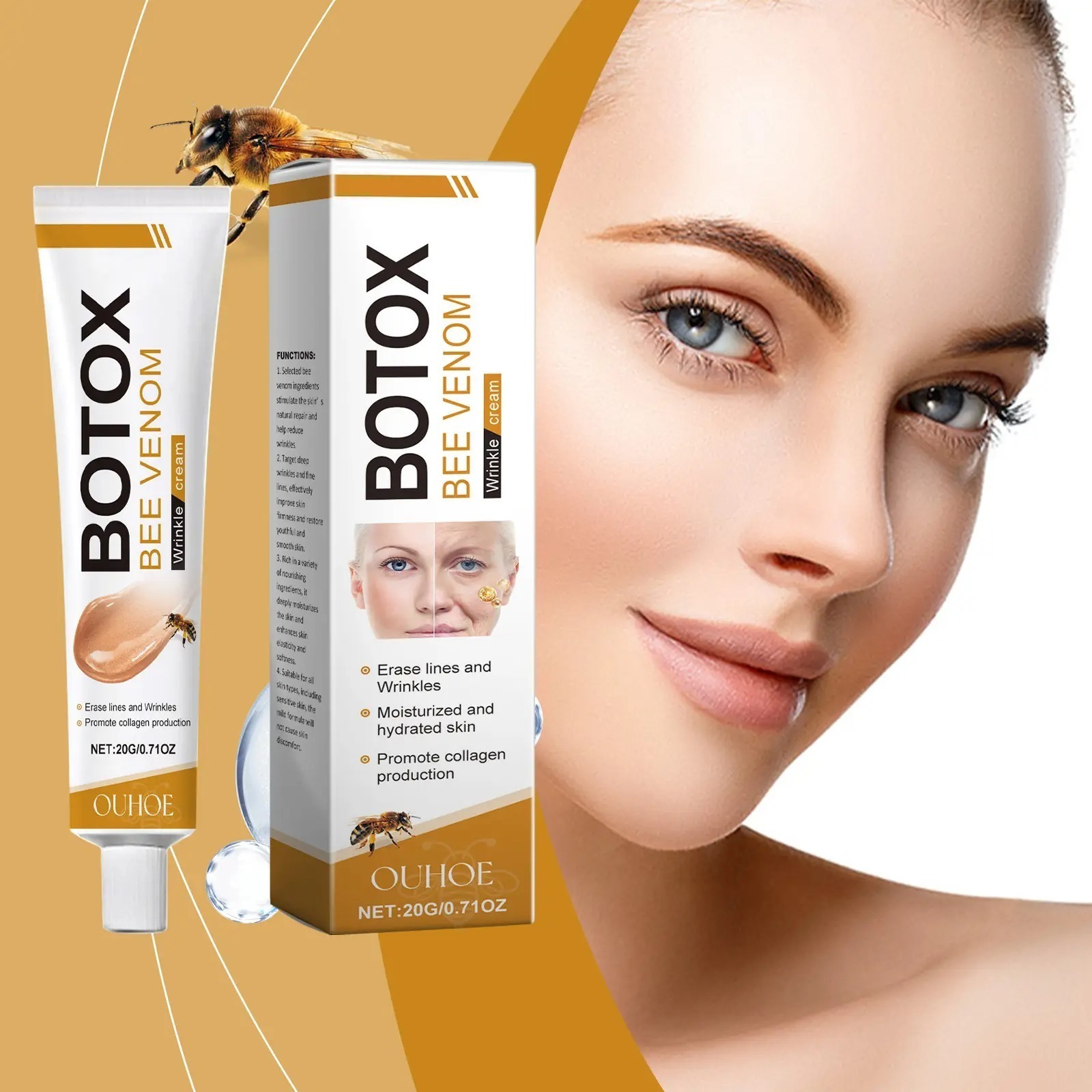 Botox Bee Venom Whitening & Moisturizing Cream (100g)