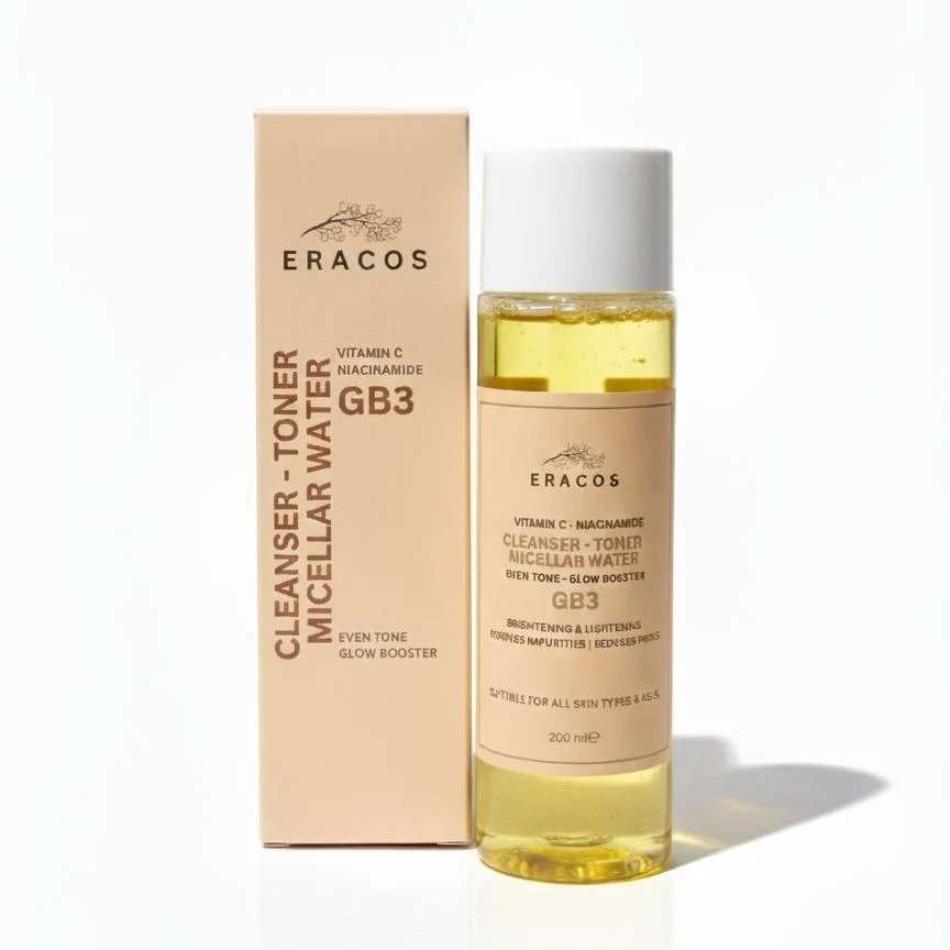 Eracos GB3 Cleanser Toner Micellar Water (200ml) - Image 4